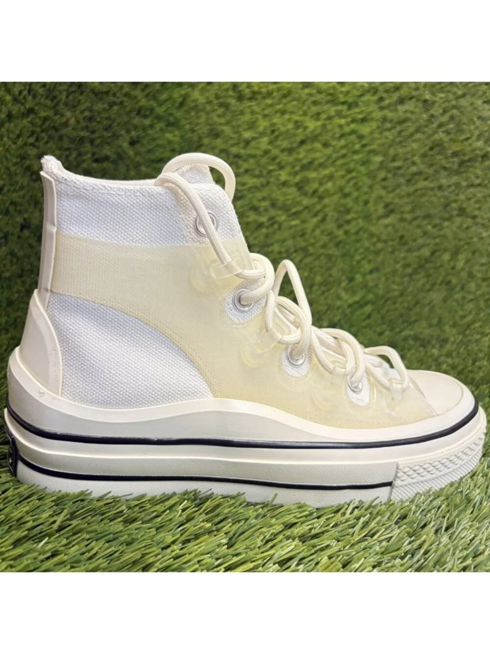 Converse Chuck 70 Utility High Womens Size 6 White Egret Athletic Shoes Sneakers